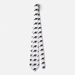 Cannon-Silhouette im Zivilen Krieg Krawatte