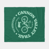 Cannon Valley Trail (Radfahren) Fleecedecke (Vorderseite (Horizontal))