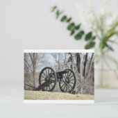 Cannon ziviler Krieg Postkarte (Stehend Vorderseite)