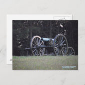 Cannon ziviler Krieg Postkarte (Vorne/Hinten)