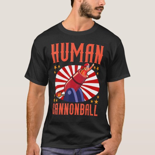 Cannonball Circus & Clown T-Shirt (Vorderseite)