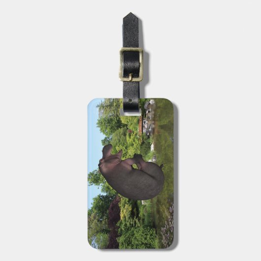 Cannonball Hippo Gepäckanhänger (Vorderseite vertikal)