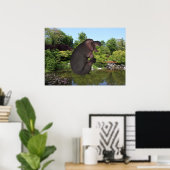 Cannonball Hippo Poster (Heimbüro)