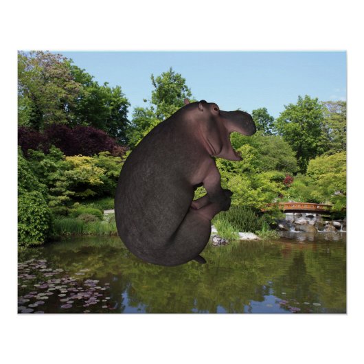 Cannonball Hippo Poster (Vorderseite)