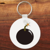 Cannonball Round Shot Bomb Cannon Ball Pirate Schlüsselanhänger (Vorderseite)