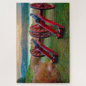 Cannons des Zivilen Krieges - Weihnachtsgrüße Puzzle (Vertikal)