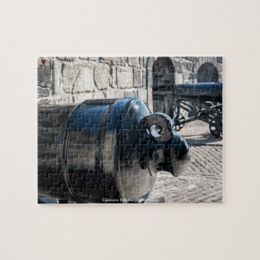 Cannons Edinburgh Scotland Puzzle (Horizontal)