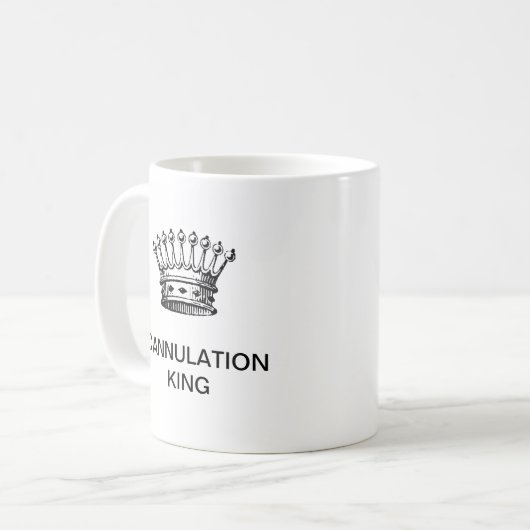 CANNULATIONS-KÖNIG KAFFEETASSE (Vorderseite Links)