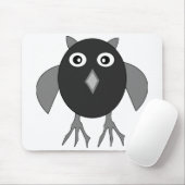 Canny Halloween Owl Mousepad (Mit Mouse)