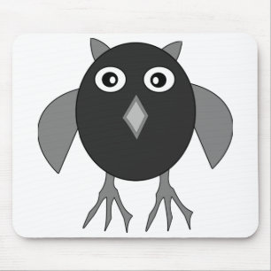 Canny Halloween Owl Mousepad