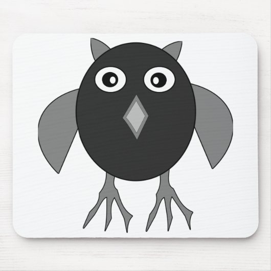 Canny Halloween Owl Mousepad (Vorne)