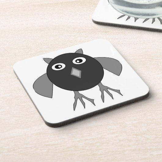 Canny Halloween Owl Untersetzer (Linke Seite)