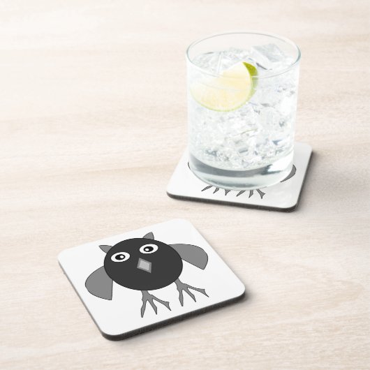 Canny Halloween Owl Untersetzer (Rechte Seite)