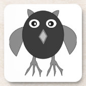 Canny Halloween Owl Untersetzer (Vorderseite)