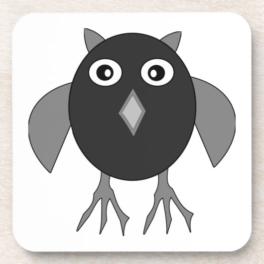 Canny Halloween Owl Untersetzer (Vorderseite)