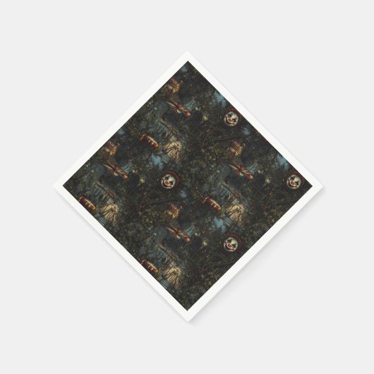 Canny Halloween Serviette (Ecke)