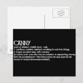 Canny Postkarte (Vorne/Hinten)
