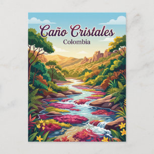 Caño Cristales Kolumbien Postkarte