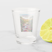 Caño Cristales Kolumbien Schnapsglas (Rückseite)