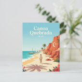 Canoa Quebrada Brasilien Postkarte (Stehend Vorderseite)