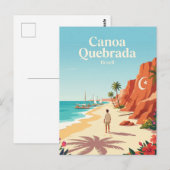 Canoa Quebrada Brasilien Postkarte (Vorne/Hinten)