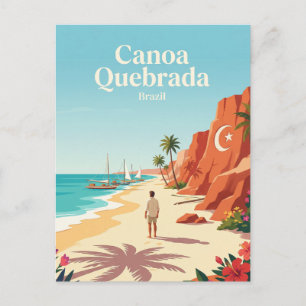Canoa Quebrada Brasilien Postkarte