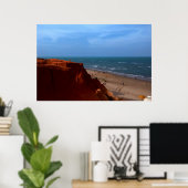 Canoa Quebrada - falésia Poster (Heimbüro)