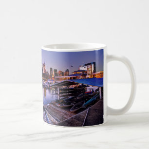 Canoas Al Atardecer - Kanus am Sonnenuntergang Kaffeetasse