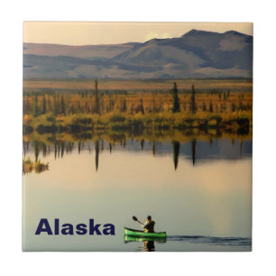 Canoe Alaska Fliese