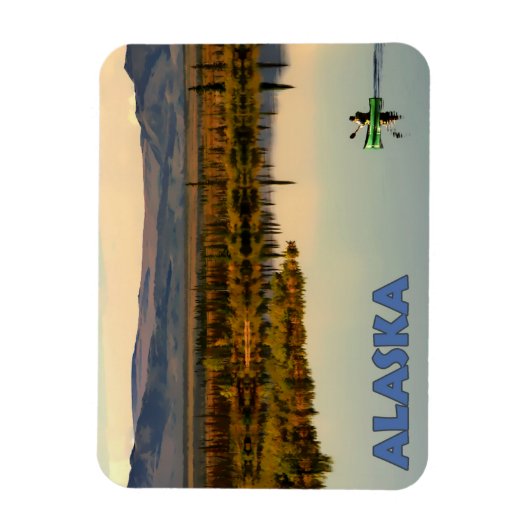 Canoe Alaska Magnet (Vertikal)