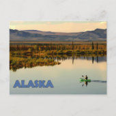 Canoe Alaska Postkarte (Vorderseite)