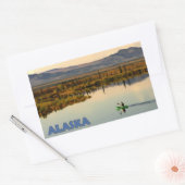 Canoe Alaska Rechteckiger Aufkleber (Umschlag)