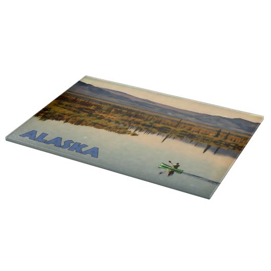 Canoe Alaska Schneidebrett (Ecke)