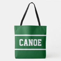 CANOE Athletic Weiße Textstreifen auf Camp Grün
