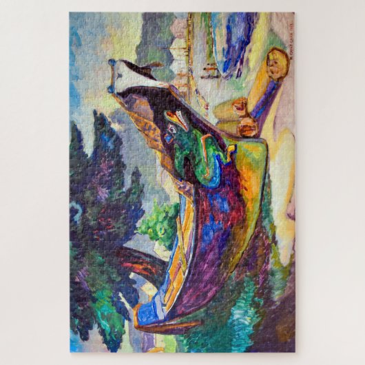 Canoe aus dem Indischen Krieg | Emily Carr | Puzzle (Vertikal)