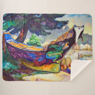 Canoe aus dem Indischen Krieg   Emily Carr   Sherpadecke