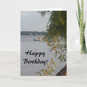 Canoe Birthday Card Karte