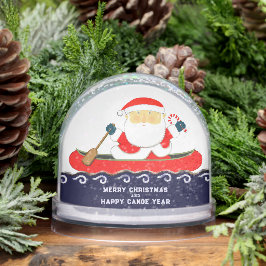 Canoe Camping Kayaking Holiday Gift Schneekugeln