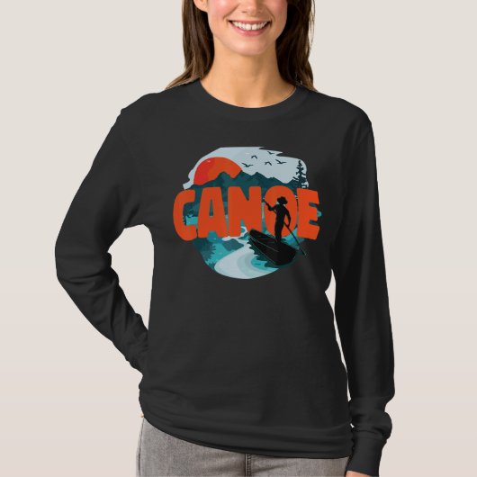 Canoe Canoeing Canoe T-Shirt (Vorderseite)