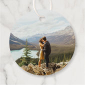 Canoe Couple Geschenkanhänger (Rückseite)