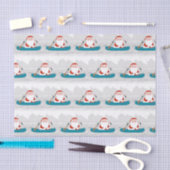 Canoe Kayak Weihnachtszettel Seidenpapier (Handwerk)