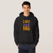 Canoe King Kayaking Canoeing Paddling Kayaker Hoodie (Vorne ganz)