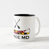 Canoe Maryland Zweifarbige Tasse (VorderseiteRechts)