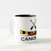 Canoe Maryland Zweifarbige Tasse (Vorderseite Links)