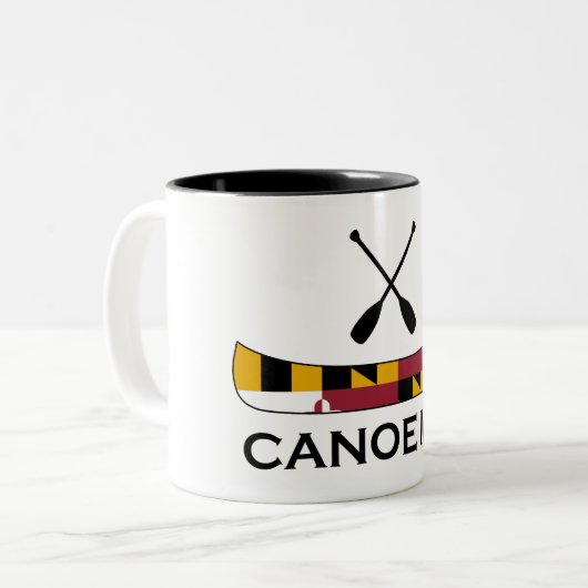 Canoe Maryland Zweifarbige Tasse (Vorderseite Links)