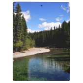 Canoe Meadows Kananaskis Canada Foto Klemmbrett (Rückseite)