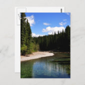 Canoe Meadows Kananaskis Foto Postkarte (Vorne/Hinten)