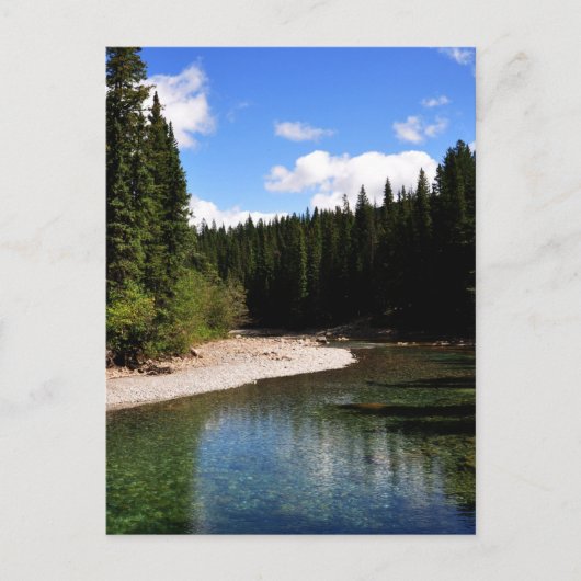 Canoe Meadows Kananaskis Foto Postkarte (Vorderseite)