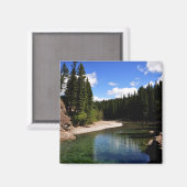 Canoe Meadows Kananaskis Magnet (Vorderseite/Rückseite)