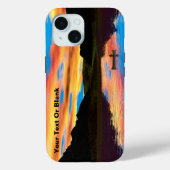 Canoe On Sunset Lake Case-Mate iPhone Case (Rückseite)